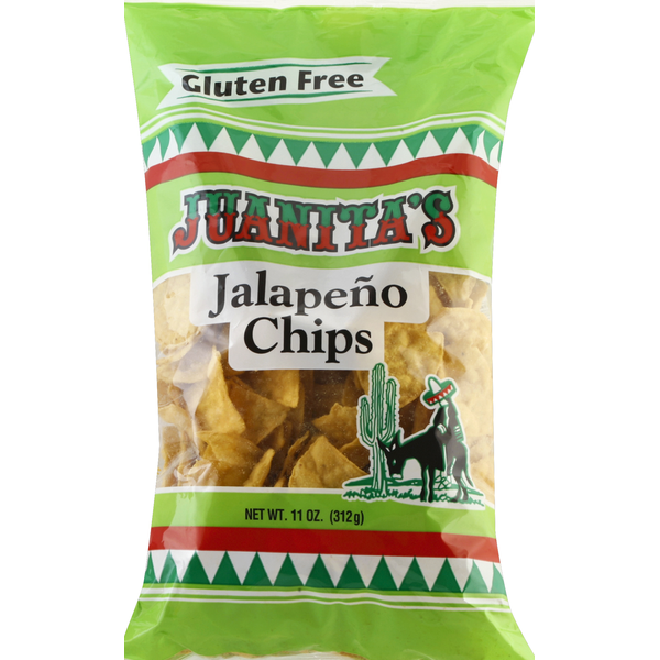 Chips & Pretzels Juanita's Foods Jalapeno Chips hero