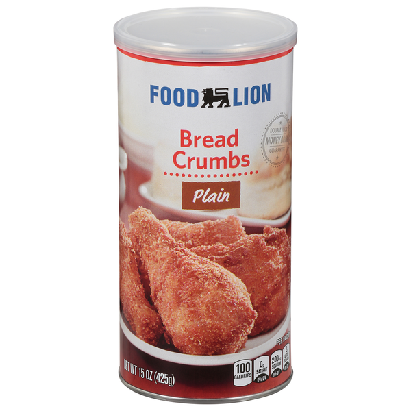 Marinades & Meat Preparation Food Lion Bread Crumbs, Plain hero