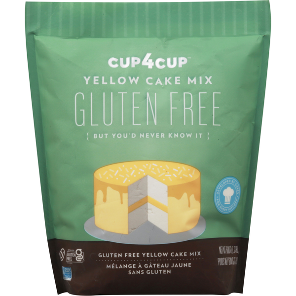 Doughs, Gelatins & Bake Mixes Cup4Cup Cake Mix, Gluten Free, Yellow hero