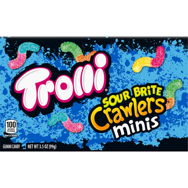 Candy & Chocolate Trolli Gummi Candy, Sour Brite, Minis hero