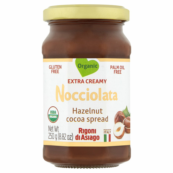 Sweets Rigoni di Asiago Organic Nocciolata Hazelnut Cocoa Spread hero