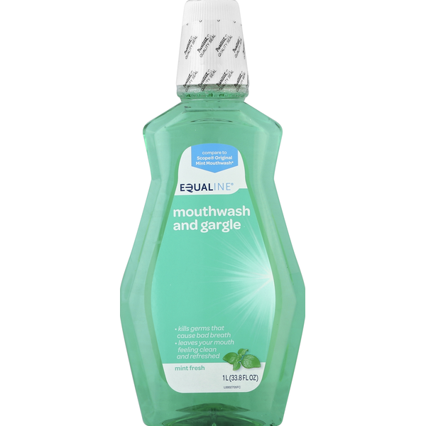 Oral Hygiene Equaline Mouthwash and Gargle, Mint Fresh hero