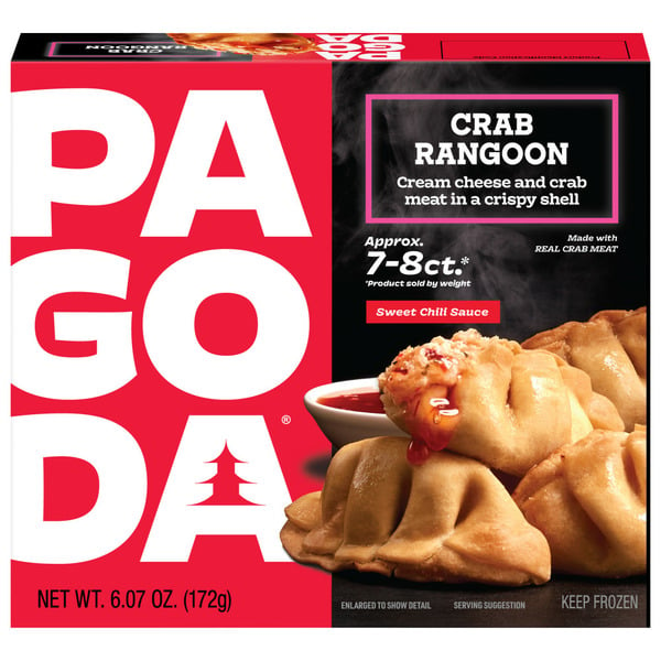 Frozen Appetizers & Sides Pagoda Frozen Crab Rangoons with Sweet Chili Dipping Sauce hero