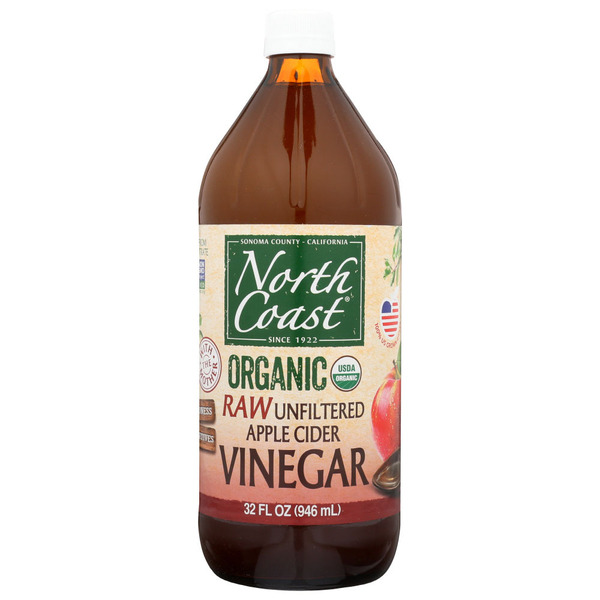 Oils & Vinegars North Coast Organic Apple Cider Vinegar, RAW hero