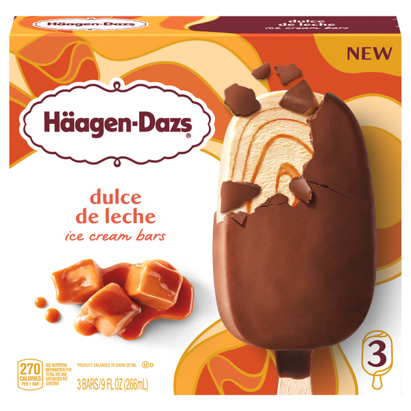 Haagen-Dazs Ice Cream Bars, Dulce De Leche hero