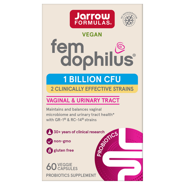 Vitamins & Supplements Jarrow Formulas Women's Fem-dophilus Vaginal/urinary Tract Health Oral Probiotic hero