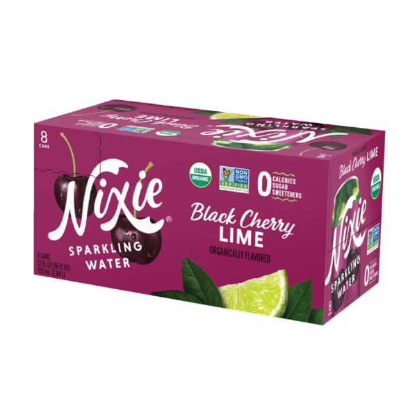 Water, Mixers & Sparkling Water Nixie Sparkling Water Black Cherry Lime hero