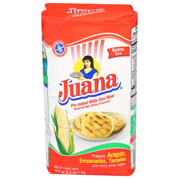 Juana Corn Meal, White, Pre-Cooked hero