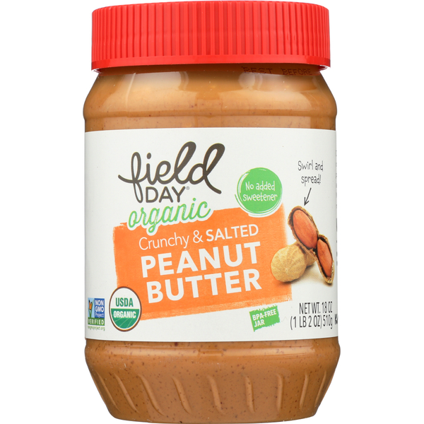 Spreads FIELD DAY Organic Crunchy Peanut Butter hero