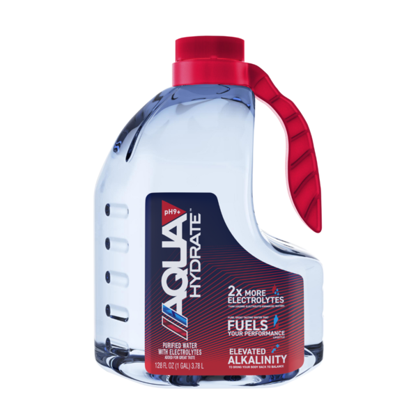 Water, Seltzer & Sparkling Water AQUAhydrate  Gallon Purified Water with Electrolytes hero