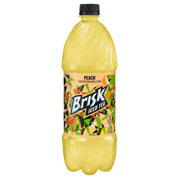 Tea Brisk Iced Tea, Peach hero