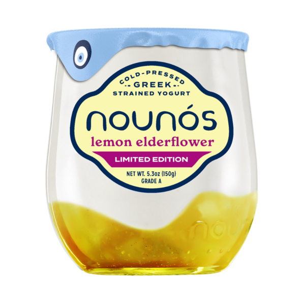 Nounós Greek Yogurt, Lemon Elderflower hero