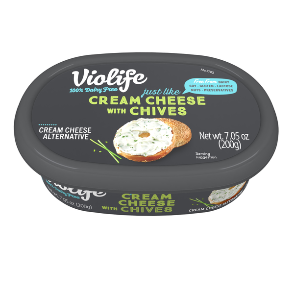 Violife Just like Cream Cheese - with Chives, Dairy-Free Vegan hero