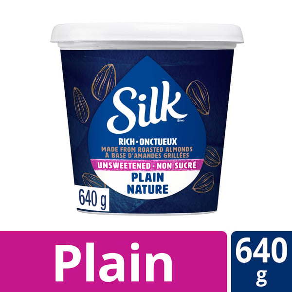 Yogurt Silk Almond Plant Based Yogurt, Plain, Unsweetened, Dairy-Free hero