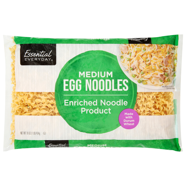 Dry Pasta Essential Everyday Egg Noodles, Medium hero