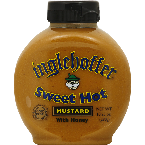 Food Inglehoffer Mustard, with Honey, Sweet Hot hero