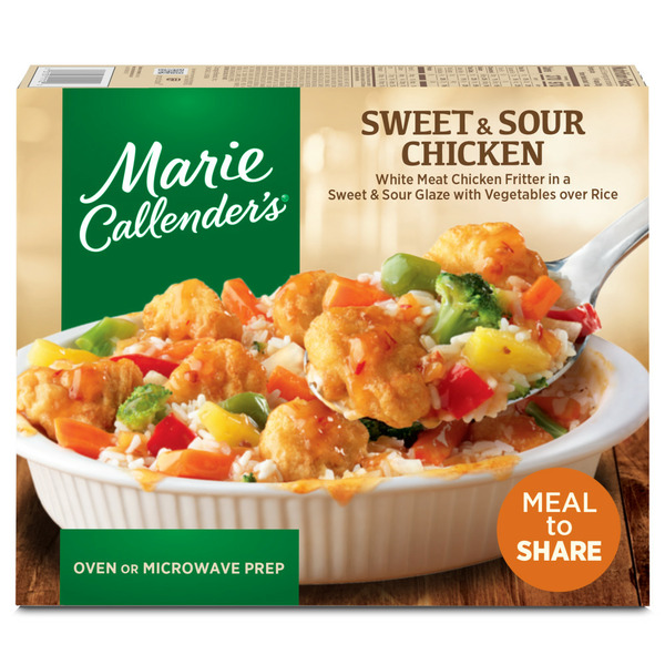 Frozen Meals Marie Callender's Sweet & Sour Chicken, Meal to Share, Frozen Meal hero