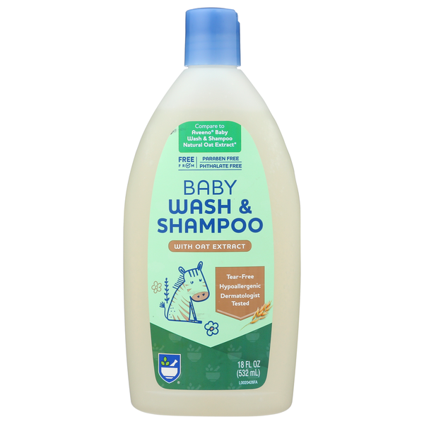 Baby Bath & Body Care Rite Aid Baby Wash & Shampoo With Oat hero