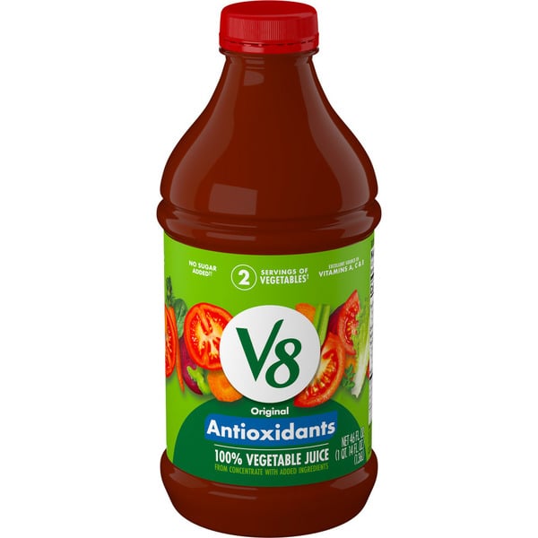 Juice & Nectar (Shelf-Stable) V8 Antioxidants Original 100% Vegetable Juice hero