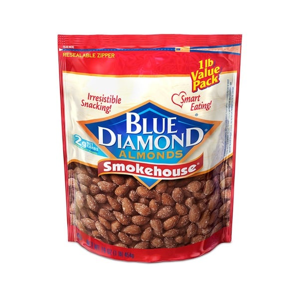 Nuts, Seeds & Dried Fruit Blue Diamond Smokehouse Almonds hero