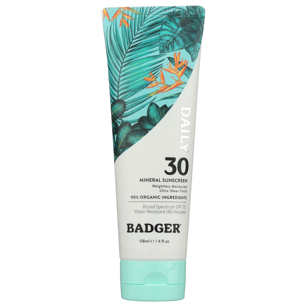 Body Lotions & Soap Badger Spf 30 Daily Sunscreen hero