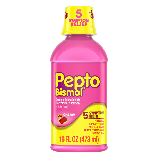 Digestion Pepto-Bismol Upset Stomach Reliever/Antidiarrheal, Cherry hero