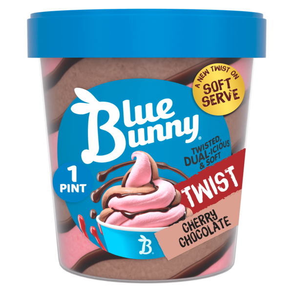 Blue Bunny Cherry Chocolate Twist Pint hero