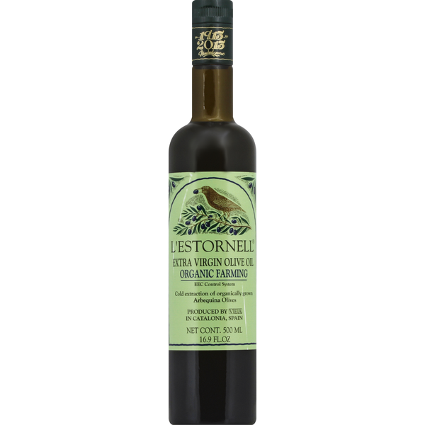 Oils & Vinegars L'Estornell Organic Extra Virgin Olive Oil hero