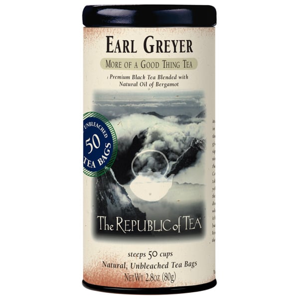 Tea The Republic of Tea Earl Greyer Black Tea Bags hero