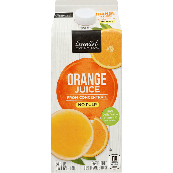 Refrigerated Essential Everyday Juice, Orange, No Pulp hero