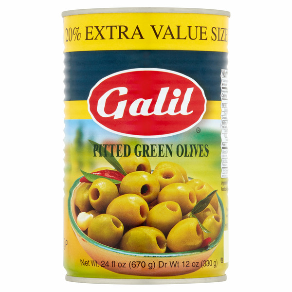 Pickled Goods & Olives Galil Pitted Green Olives hero