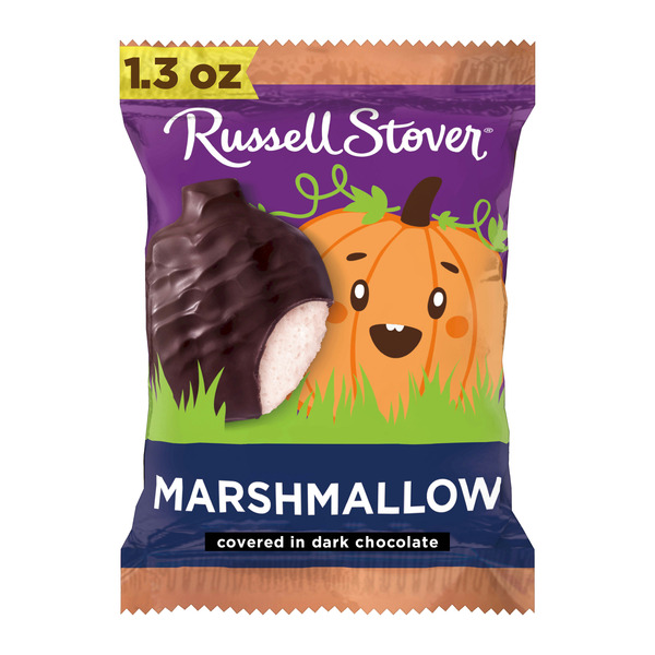 Fresh Vegetables Russell Stover Halloween Dark Chocolate Marshmallow Pumpkin hero