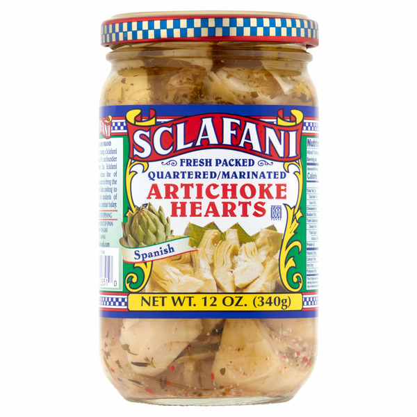 Pantry Staples Sclafani Spanish Quartered/marinated Artichoke Hearts hero