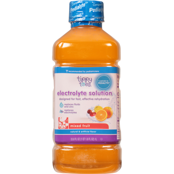 Baby First Aid & Vitamins Tippy Toes Electrolyte Solution, Mixed Fruit hero