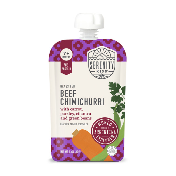 Baby Food & Formula Serenity Kids Beef Chimichurri with Organic Vegetables, Herbs & Spices hero