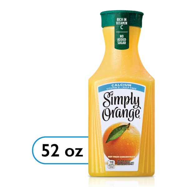 Refrigerated Juice, Coffee, & Tea Simply Orange Juice With Calcium hero