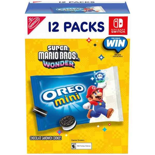 Packaged Cookies Oreo Mini Chocolate Sandwich Cookies Snacks hero