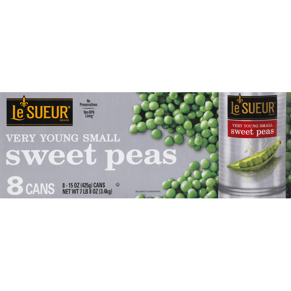 Canned & Jarred Vegetables Le Sueur Sweet Peas, Very Young,  Small hero