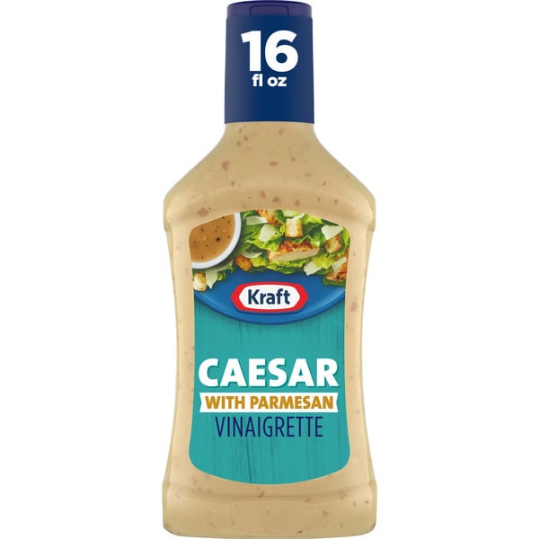 Salad Dressing & Toppings Kraft Caesar Vinaigrette Salad Dressing with Parmesan hero