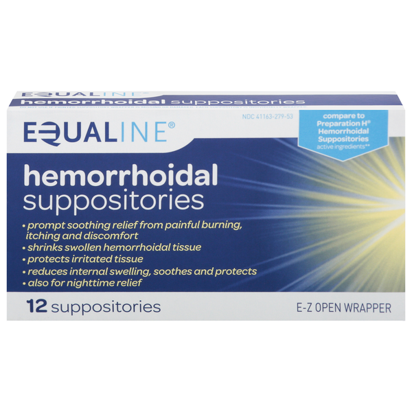 Digestion Equaline Suppositories, Hemorrhoidal hero