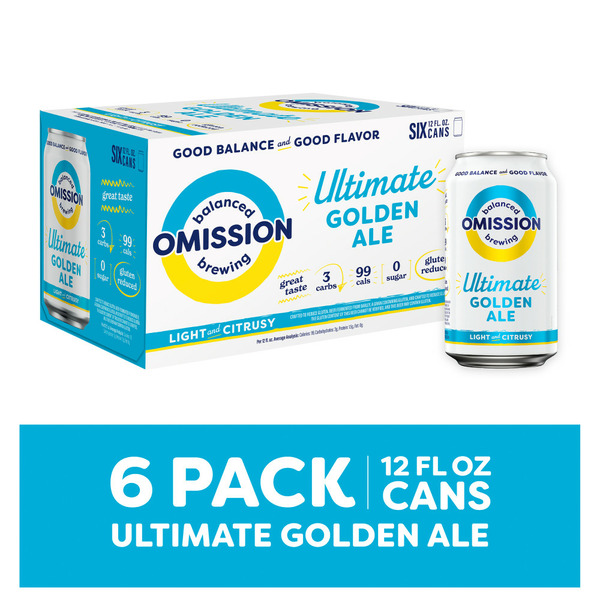 Beers Omission Ultimate Light Golden Ale hero