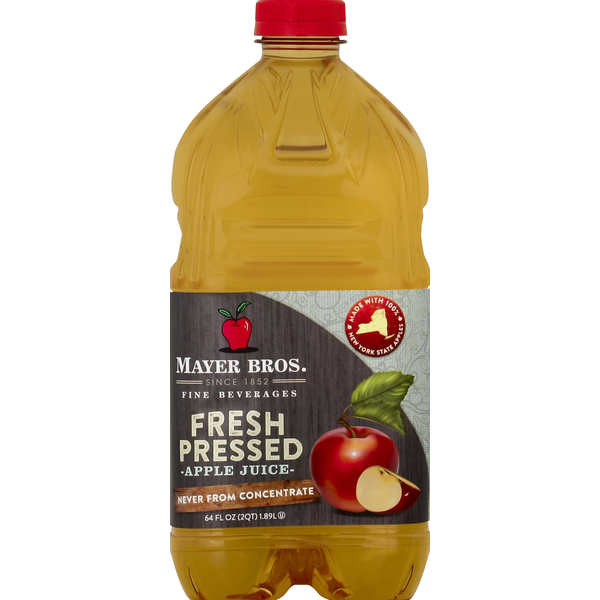 Juice & Nectars Mayer Brothers Juice, Apple, Fresh Pressed hero