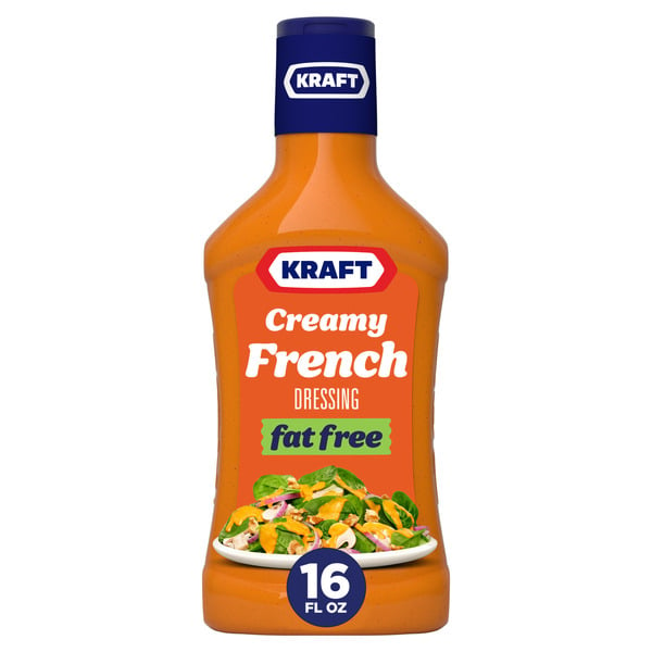 Salad Dressing & Toppings Kraft Creamy French Fat Free Salad Dressing hero