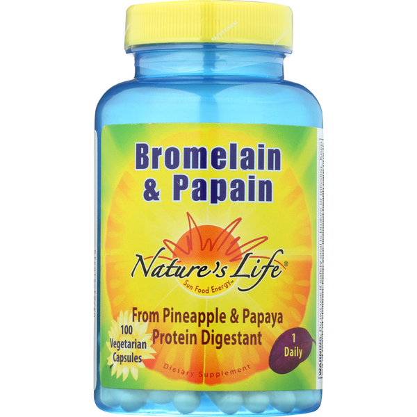 Vitamins & Supplements Nature's Life Bromelain & Papain hero