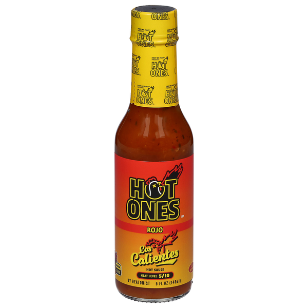 Condiments Hot Ones Hot Sauce Los Calientes Rojo hero