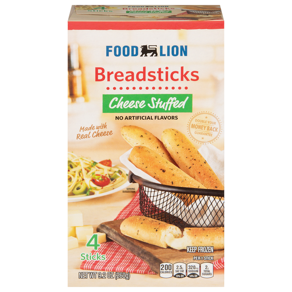 Frozen Breads & Doughs Food Lion Breadsticks Cheese-Stuffed hero