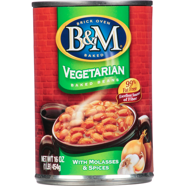 Canned Meals & Beans B&M Baked Beans, Vegetarian hero