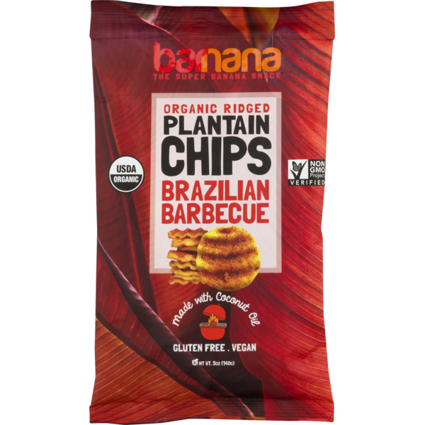 Chips & Pretzels Barnana banana Organic Plantain Chips  Brazilian Barbecue hero