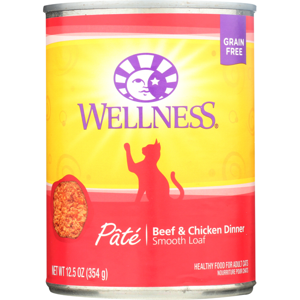 Cat Food & Care Wellness Beef & Chicken Pâté hero