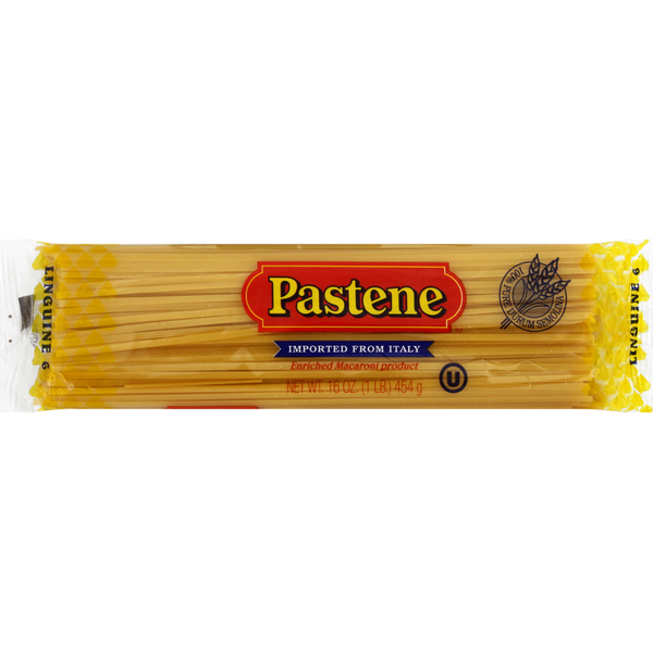 Dry Pasta Pastene Linguine, 6 hero